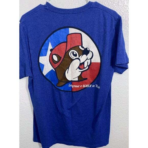 Buc-ee's T-Shirt Small Everythings Better in Texas Bucees Beaver Shirt A118 - Picture 4 of 5